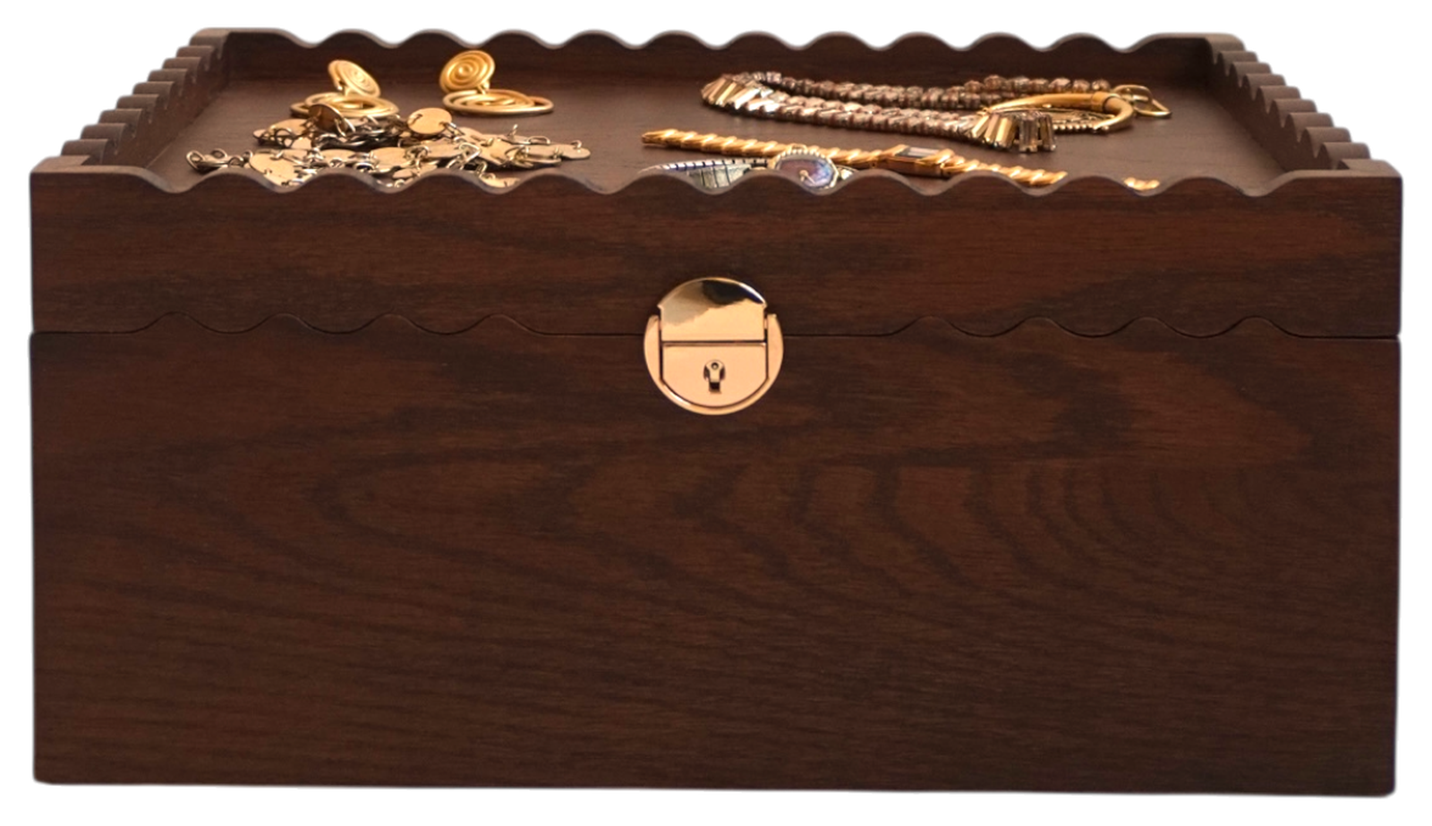 The Keepsake Case in solid oak