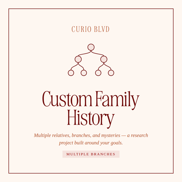 Genealogy Research Packages